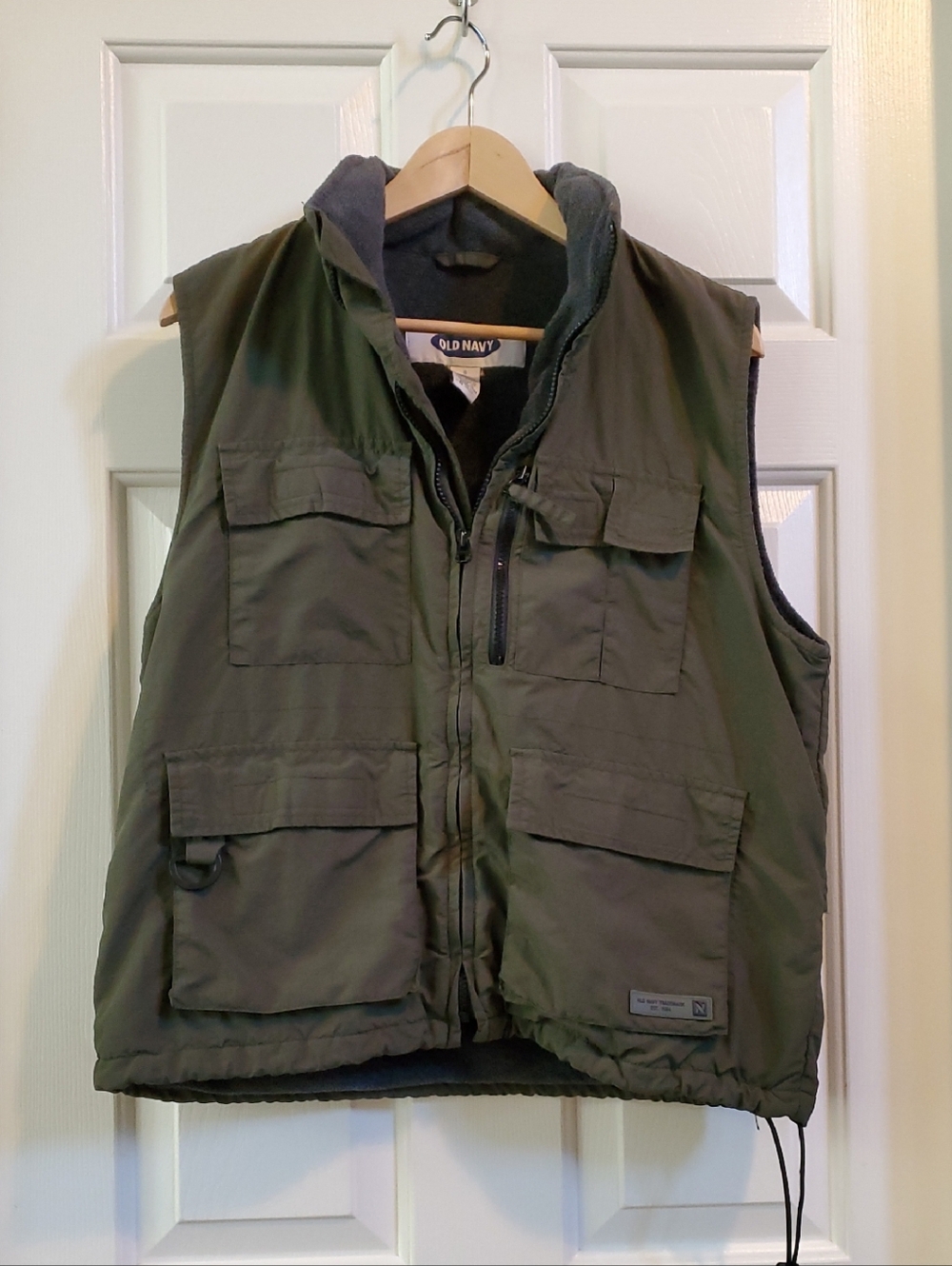 Old Navy Men's Sm Olive Green Utility Vest